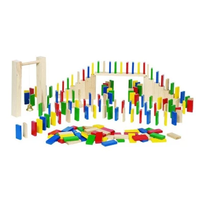 EGMONT TOYS Drewniane domino Rally | Pan Piksel