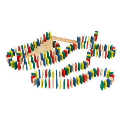 EGMONT TOYS Drewniane domino Rally | Pan Piksel