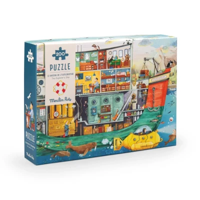 Puzzle Statek 200 elementów Moulin Roty | Pan Piksel