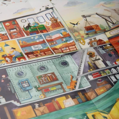 Puzzle Statek 200 elementów Moulin Roty | Pan Piksel