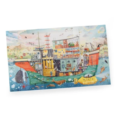 Puzzle Statek 200 elementów Moulin Roty | Pan Piksel