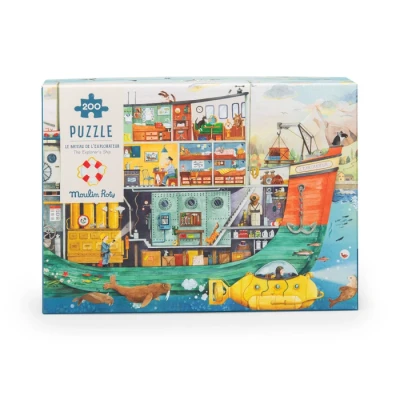 Puzzle Statek 200 elementów Moulin Roty | Pan Piksel