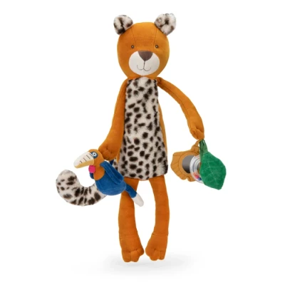 MOULIN ROTY Maskotka aktywizująca Leopard LA FORET MAWA | Pan Piksel