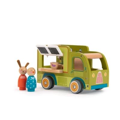 MOULIN ROTY Drewniany food truck LA GRANDE FAMILLE | Pan Piksel