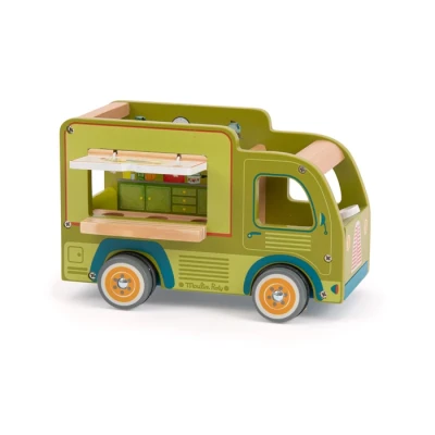 MOULIN ROTY Drewniany food truck LA GRANDE FAMILLE | Pan Piksel