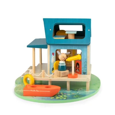 MOULIN ROTY Drewniany domek nad jeziorem | Pan Piksel