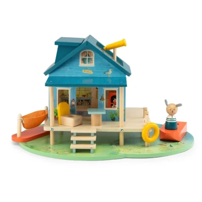 MOULIN ROTY Drewniany domek nad jeziorem | Pan Piksel