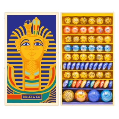 BILLES & CO Szklane kulki TOUTANKHAMON | Pan Piksel