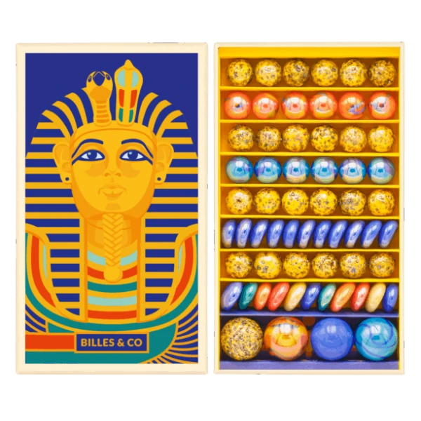 BILLES & CO Szklane kulki TOUTANKHAMON | Pan Piksel