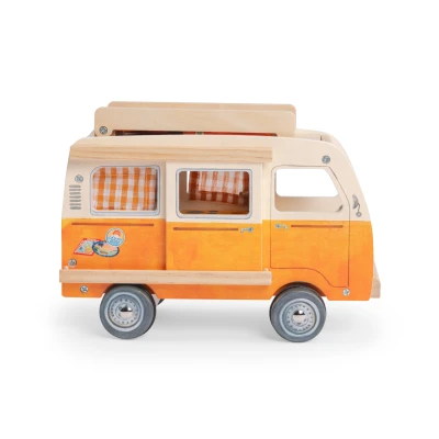 MOULIN ROTY Drewniany minivan z wyposażeniem | Pan Piksel