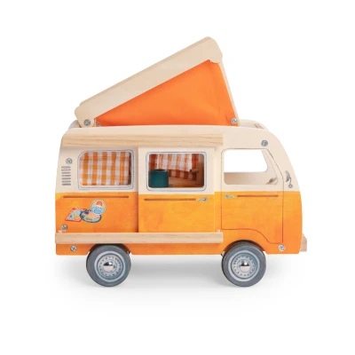 MOULIN ROTY Drewniany minivan z wyposażeniem | Pan Piksel