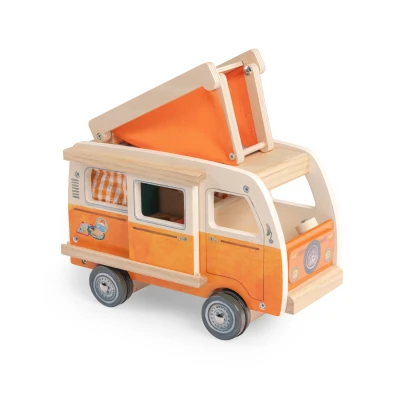 MOULIN ROTY Drewniany minivan z wyposażeniem | Pan Piksel
