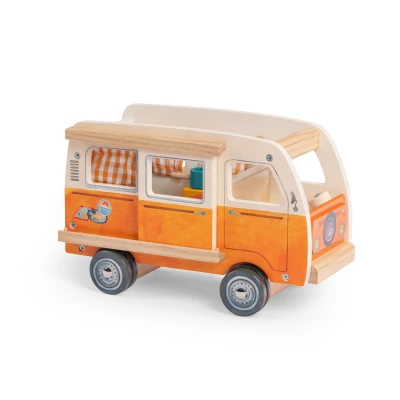 MOULIN ROTY Drewniany minivan z wyposażeniem | Pan Piksel