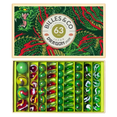 BILLES & CO Szklane kulki SMOK JADE | Pan Piksel
