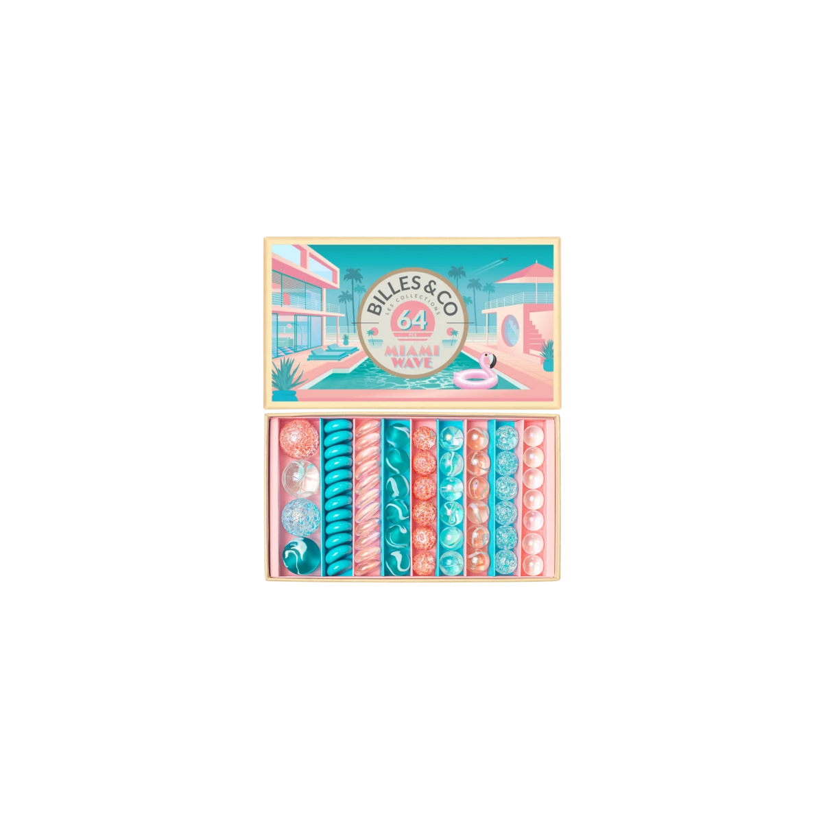 BILLES & CO Szklane kulki MIAMI | Pan Piksel