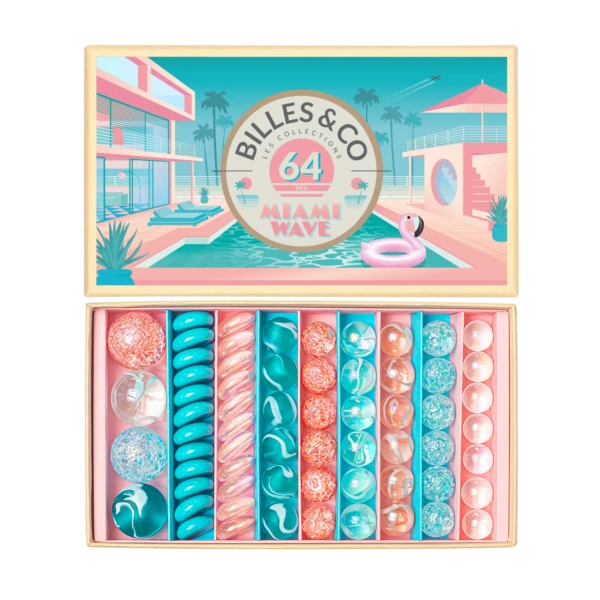 BILLES & CO Szklane kulki MIAMI | Pan Piksel