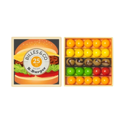 BILLES & CO Szklane kulki HAMBURGER | Pan Piksel