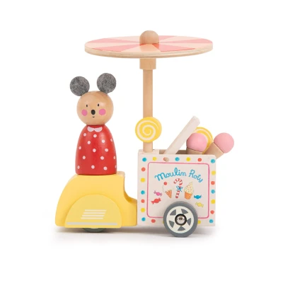 MOULIN ROTY Trójkołowy samochodzik LODZIARNIA | Pan Piksel