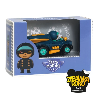 DJECO Autko CRAZY MOTORS NAVY FLYING | Pan Piksel