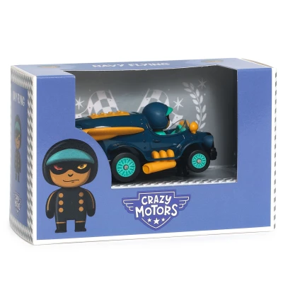 DJECO Autko CRAZY MOTORS NAVY FLYING | Pan Piksel