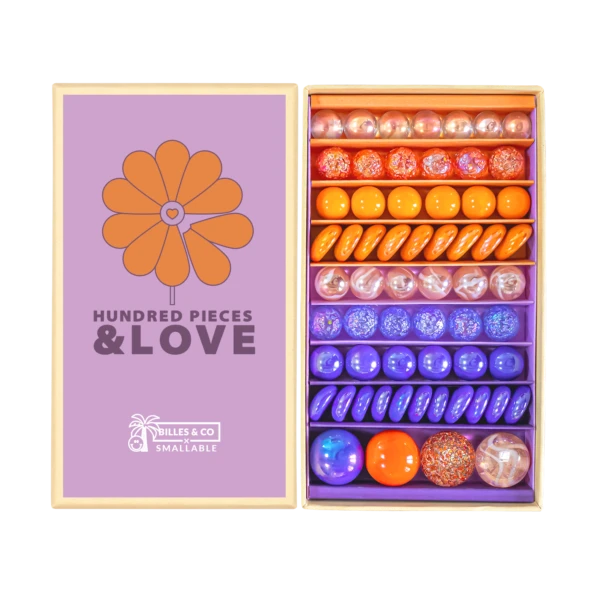 BILLES & CO Szklane kulki HUNDRED PIECES & LOVE | Pan Piksel