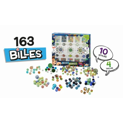 BUKI Szklane kulki 163 szt. | Pan Piksel