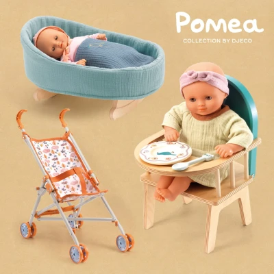 Wózek spacerowy Las Pomea Djeco | Pan Piksel