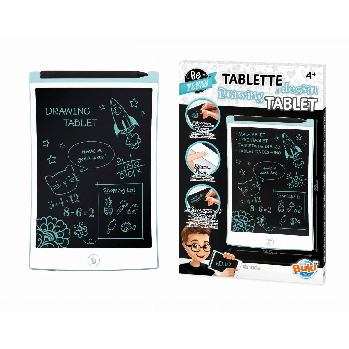 Tablet LCD do rysowania TD001 Buki | Pan Piksel