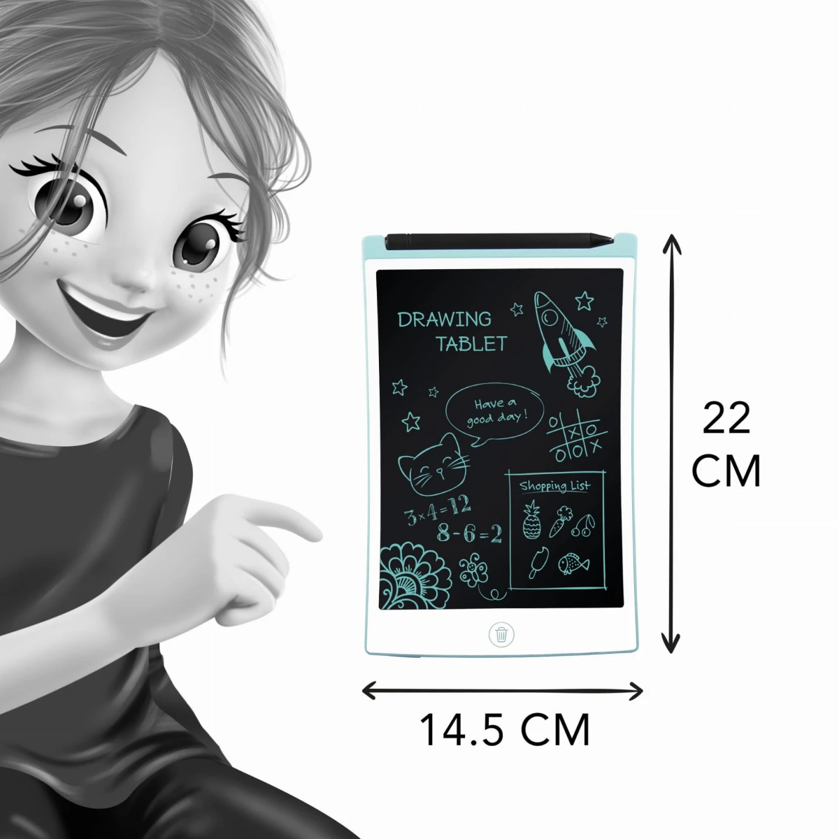 Tablet LCD do rysowania TD001 Buki | Pan Piksel