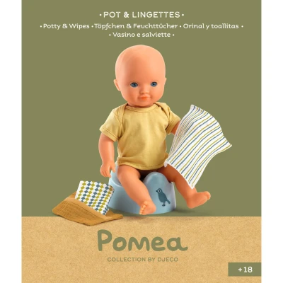 Nocnik z akcesoriami dla lalek POMEA Djeco | Pan Piksel