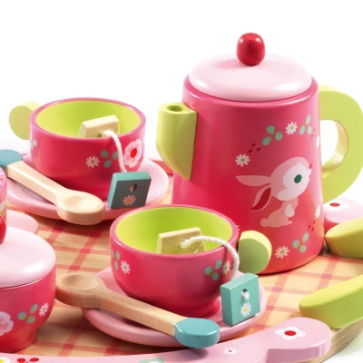 DJECO Drewniany zestaw urodzinowy LILI ROSE | Pan Piksel