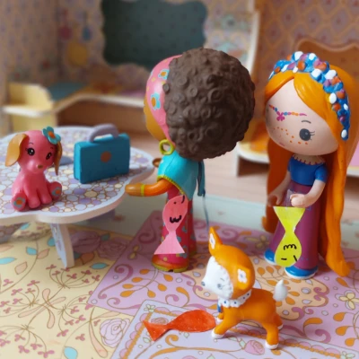 Figurki Tinyly Poppy & Nouky Djeco | Pan Piksel