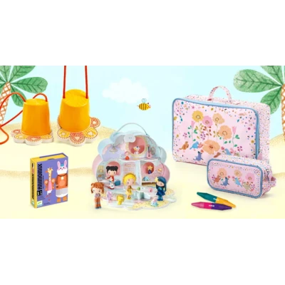 Domek walizka Tinyly Sunny i Mia Djeco | Pan Piksel