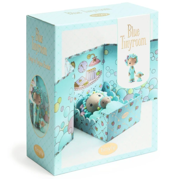 Magnetyczny pokoik Blue Tinyly Djeco | Pan Piksel