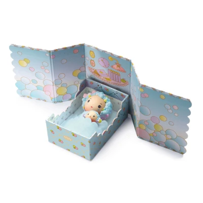Magnetyczny pokoik Blue Tinyly Djeco | Pan Piksel