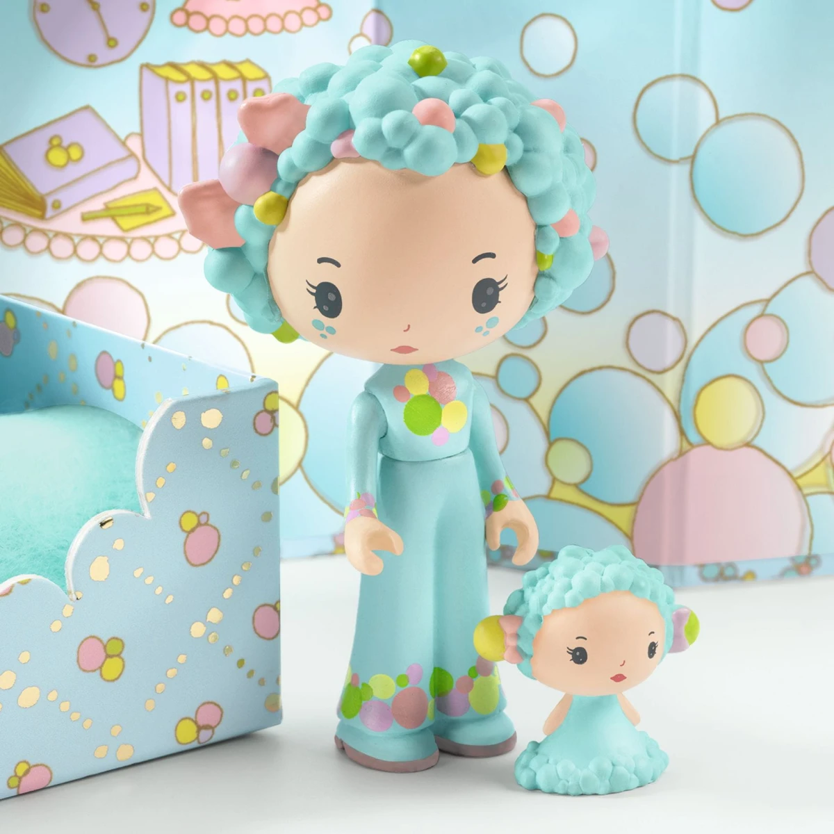 Magnetyczny pokoik Blue Tinyly Djeco | Pan Piksel