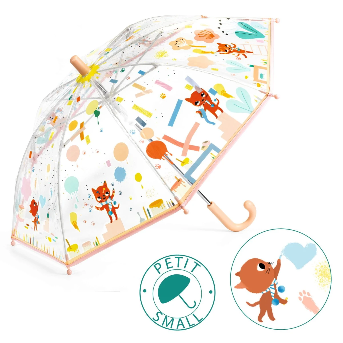 DJECO Parasol przeciwdeszczowy KOTEK | Pan Piksel