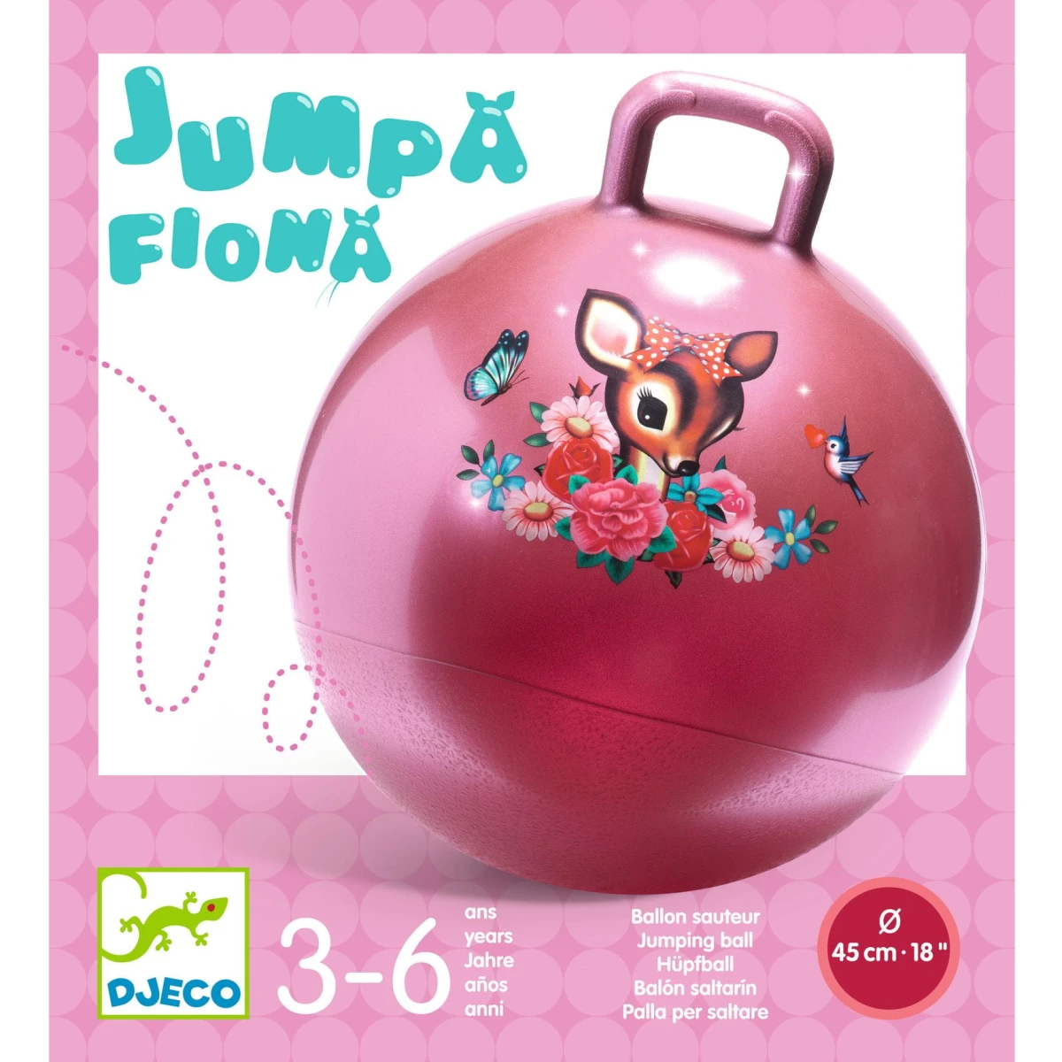 Piłka do skakania Jumpa Fiona Djeco | Pan Piksel