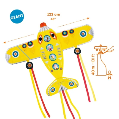 Latawiec Maxi Plane Samolot Djeco | Pan Piksel