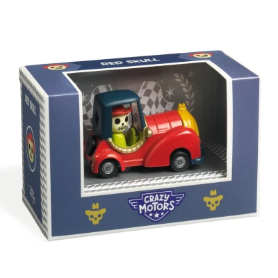 DJECO Autko CRAZY MOTORS RED SKULL | Pan Piksel