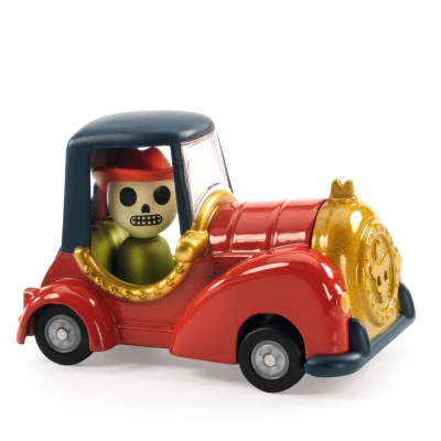 DJECO Autko CRAZY MOTORS RED SKULL | Pan Piksel