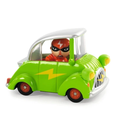 DJECO Autko CRAZY MOTORS GREEN FLASH | Pan Piksel