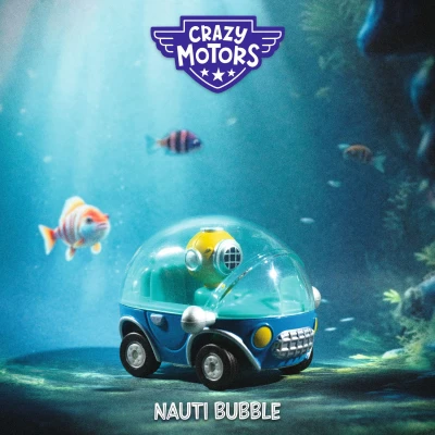 DJECO Autko CRAZY MOTORS NAUTI BUBBLE | Pan Piksel