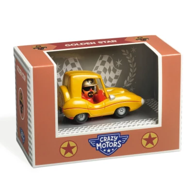 Autko Crazy Motors Golden Star Djeco | Pan Piksel
