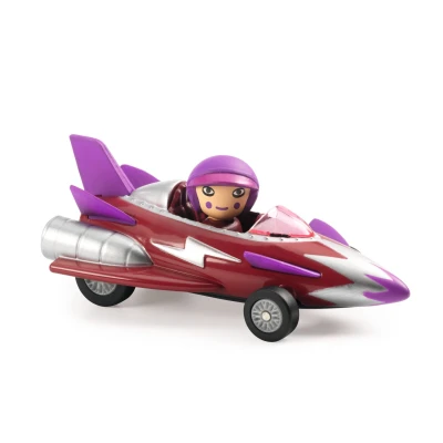 DJECO Autko CRAZY MOTORS MISS BURGUNDY | Pan Piksel