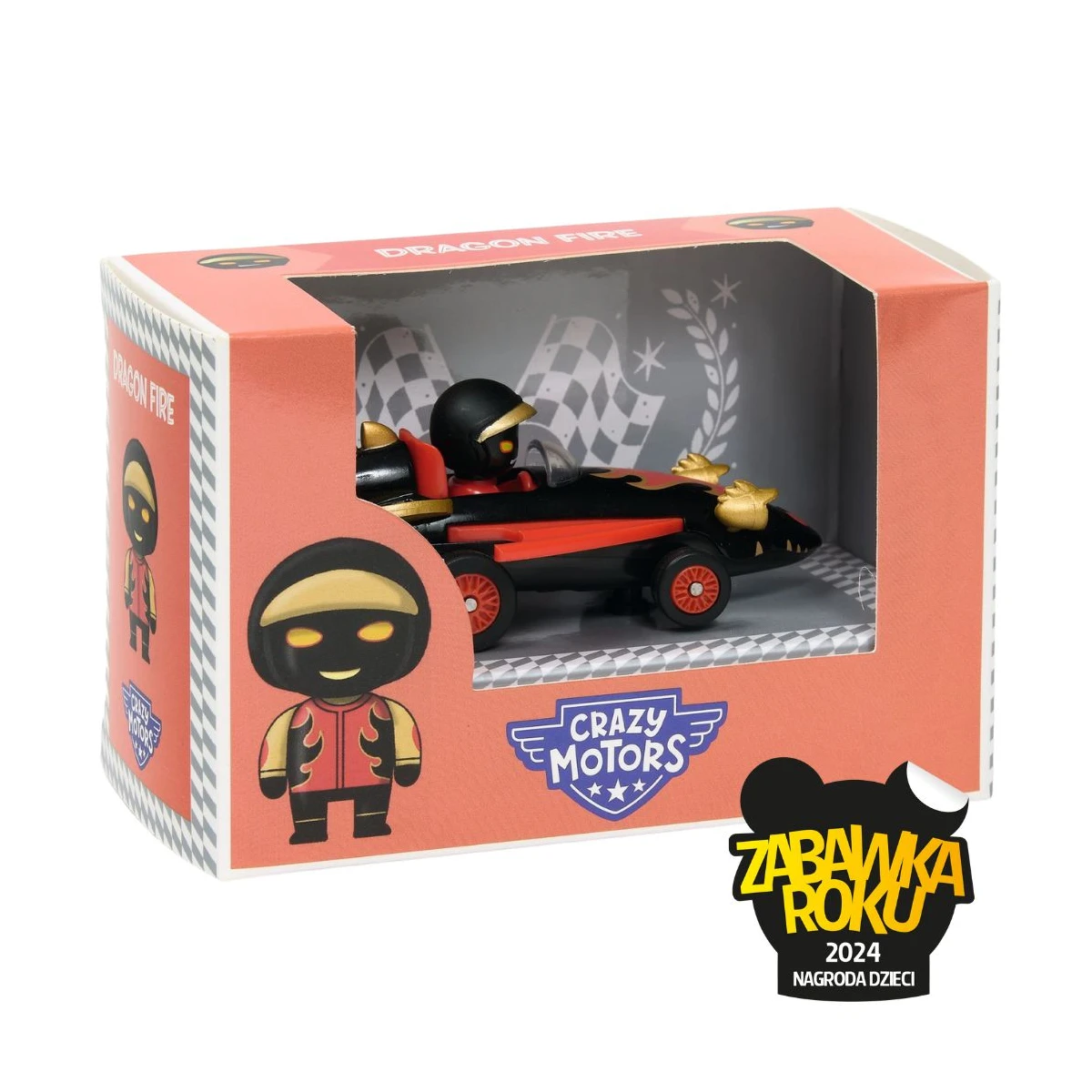 Samochód Crazy Motors Dragon Fire Djeco | Pan Piksel