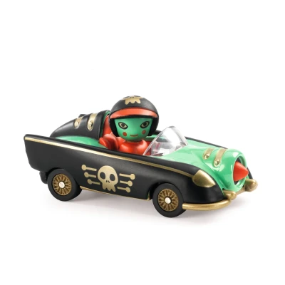 Autko Crazy Motors Pirate Wheels Djeco | Pan Piksel