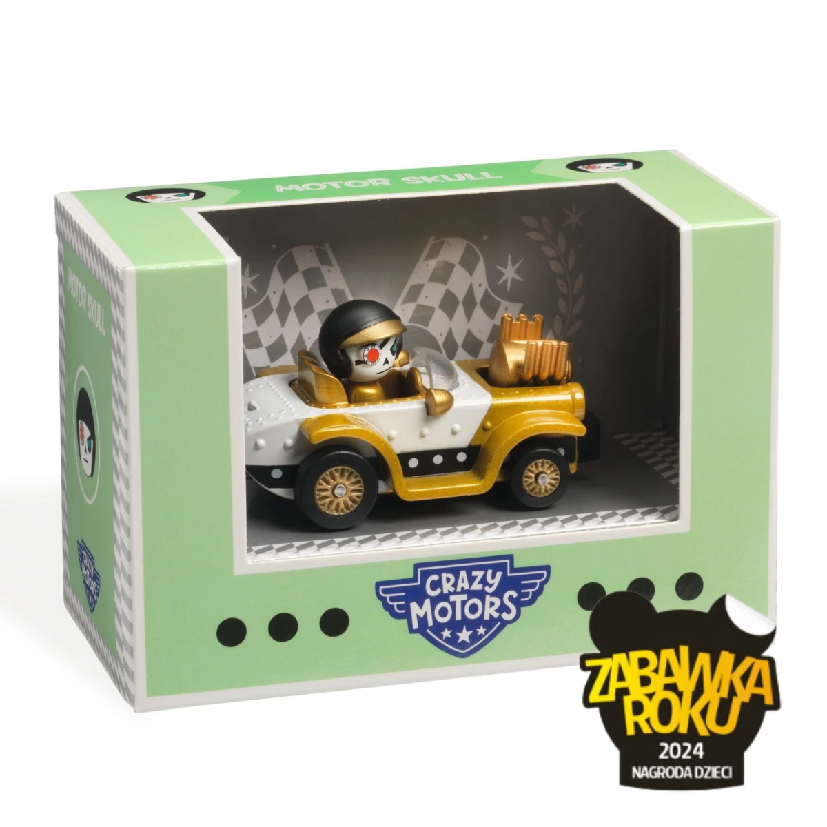 DJECO Autko CRAZY MOTORS MOTOR SKULL | Pan Piksel