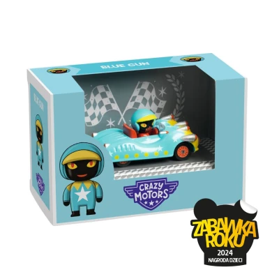 DJECO Autko CRAZY MOTORS BLUE GUN | Pan Piksel