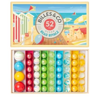 BILLES & CO Szklane kulki PLAŻA | Pan Piksel